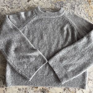 AG Cozy Gray Knit Sweater, Women’s Size Small
